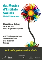 La sisena Mostra d'Entitats Socials del Pla de l'Estany reuneix 28 entitats i presenta un programa farcit d'activitats per a tota la família