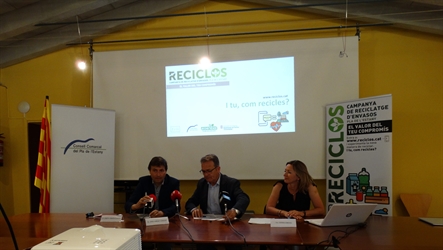 La prova pilot de reciclatge d'envasos amb una moneda virtual com a recompensa s'estén a tot el Pla de l'Estany.