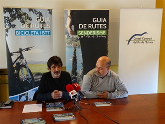 El Consell Comarcal del Pla de l’Estany presenta la nova edició de la Guia de rutes de senderisme, bicicleta i btt de la comarca