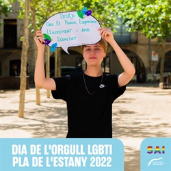 El Pla de l'Estany reivindica el Dia de l'Orgull LGBTI