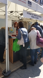 L'estand de Banyoles i del Pla de l'Estany al Mercat del Ram de Vic reparteix més de 1.400 fulletons amb informació turística del territori