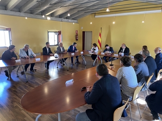 Presentació del projecte del futur parc fotovoltaic al President Pere Aragonès
